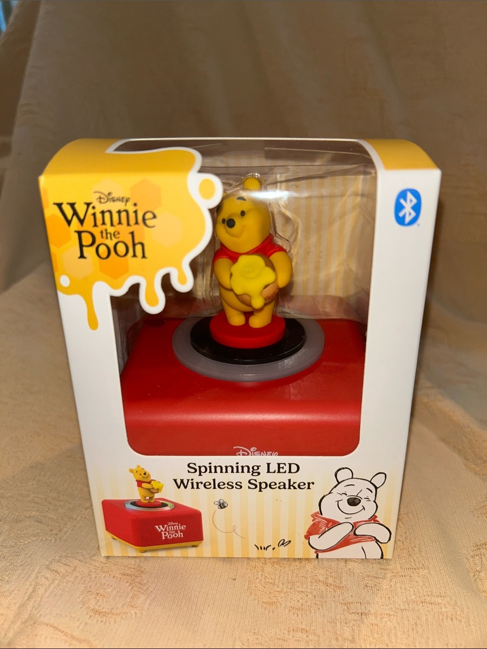 Winnie the Pooh LED Spinning Speaker